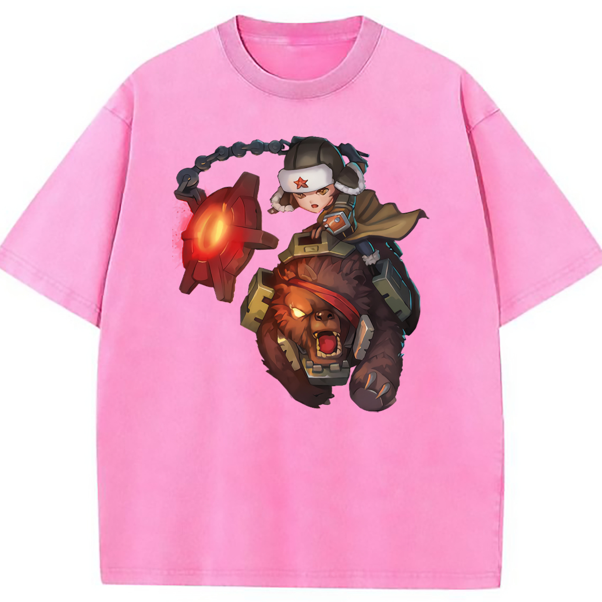 （画像用） リーグ・オブ・レジェンド League of Legends LOL 綿100% ヴィンテージ風 半袖Tシャツ（フロントプリント）